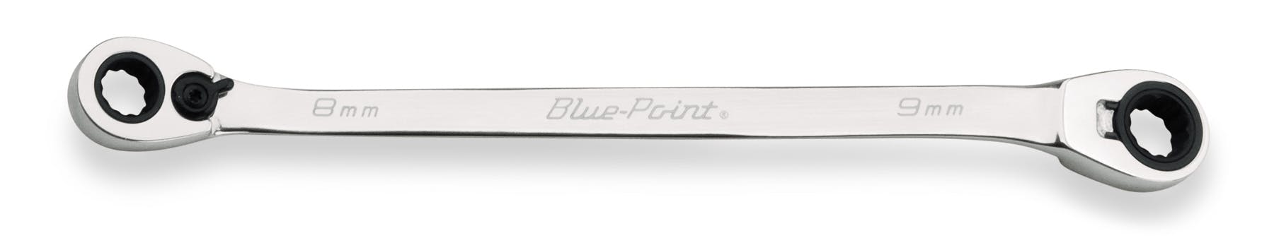 8-9 mm 12-Point Metric 25° Offset Reversible Ratcheting Box Wrench (Blue-Point®) | BXORM89 8-9 mm 12-Point Metric 25° Offset Reversible Ratcheting Box Wrench (Blue-Point®) | BXORM89